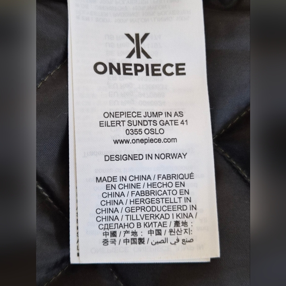 Onepiece Champ Quilted Vest Olive Green Unisex Men’s S Puffer Snap Pocket - Picture 10 of 13